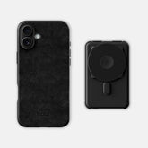 Everyday Charging Kit - iPhone 16 Plus - Midnight Black Leather