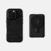 Everyday Charging Kit - iPhone 16 Pro - Midnight Black Leather