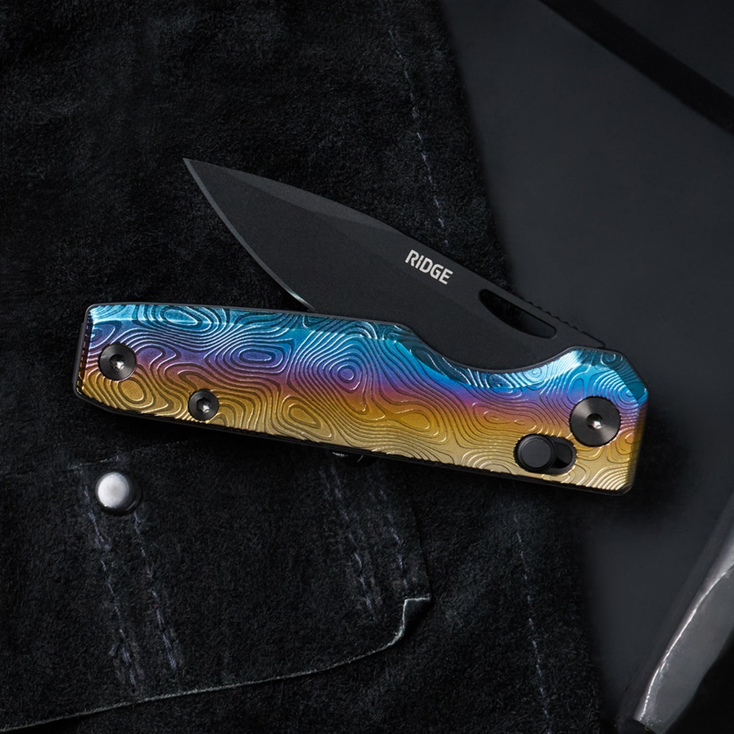 Everyday Folder - Burnt Damascus