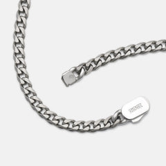 5mm Curb Chain - Titanium - 20"