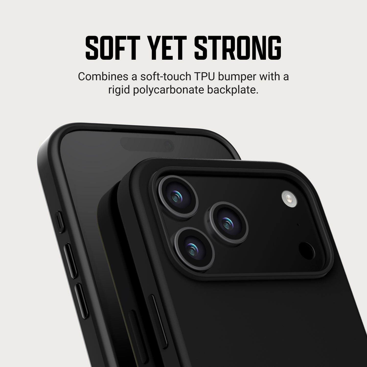 Ridge Phone Case - iPhone 18 Pro Max - Matte Black