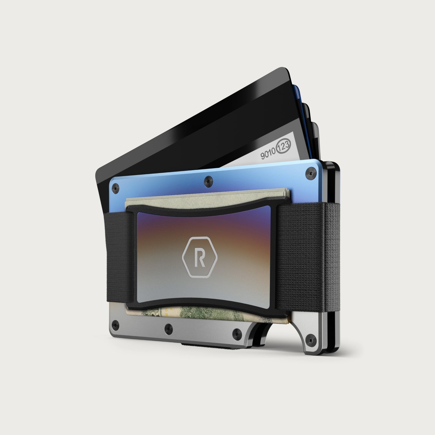 Ridge Wallet for MagSafe + Power Bank - Burnt Titanium + Matte Black