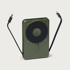 Ridge Wallet + Power Bank + KeyCase - Matte Olive